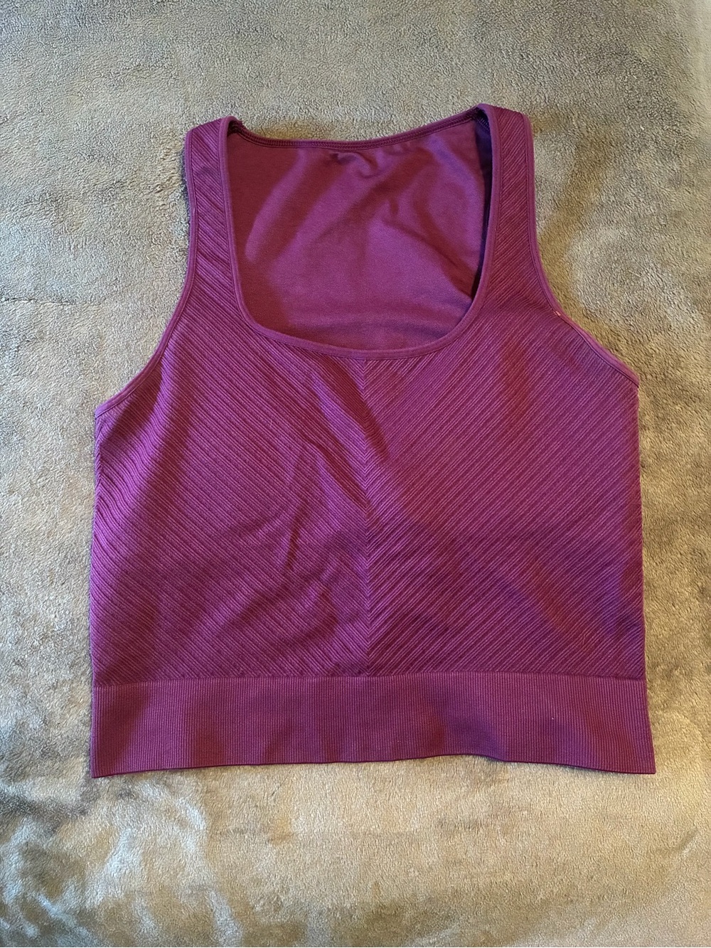 DSG Tank Top w/ Built in Bra - Plum